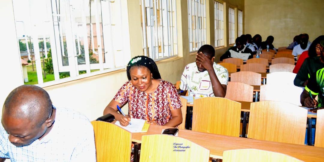 Students in the exam hall